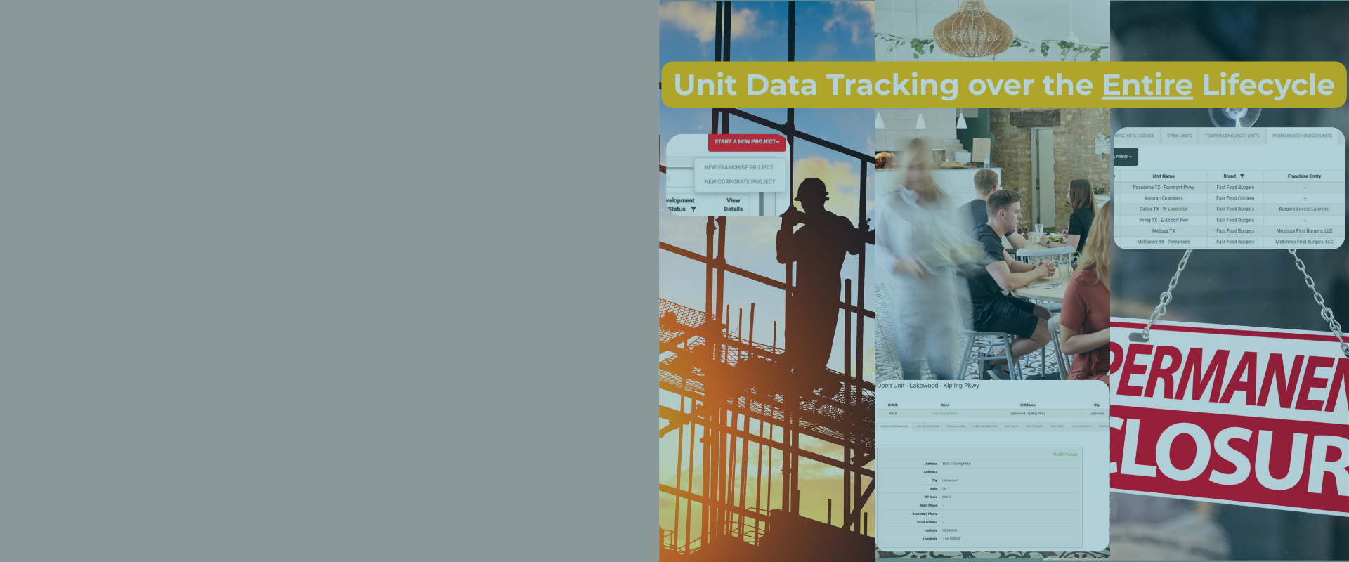 Unit Data Management Over the Entire Lifecycle